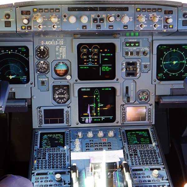 Airplane Cockpit Instrumentation
